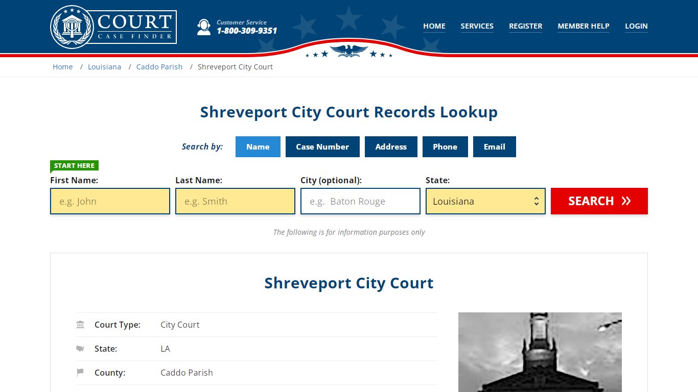 Shreveport City Court Records | Shreveport, Caddo Parish County, LA ...
